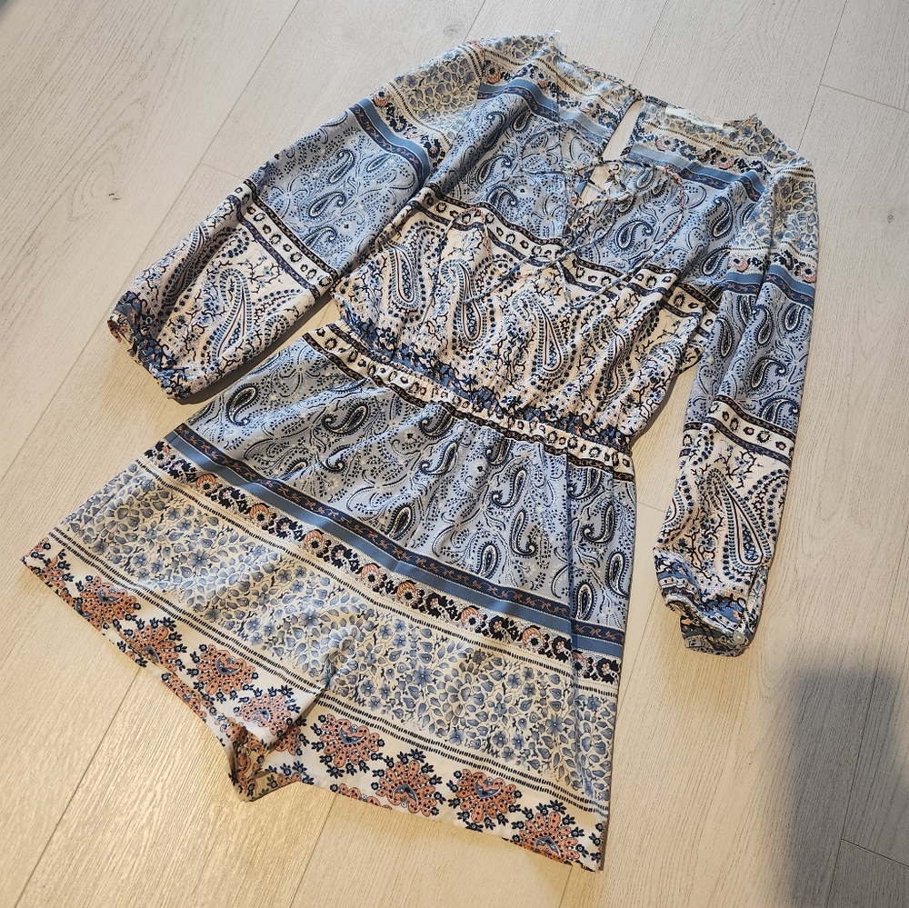 Blue Tones Jumpsuit/ Romper. Love Tree, Los Angeles